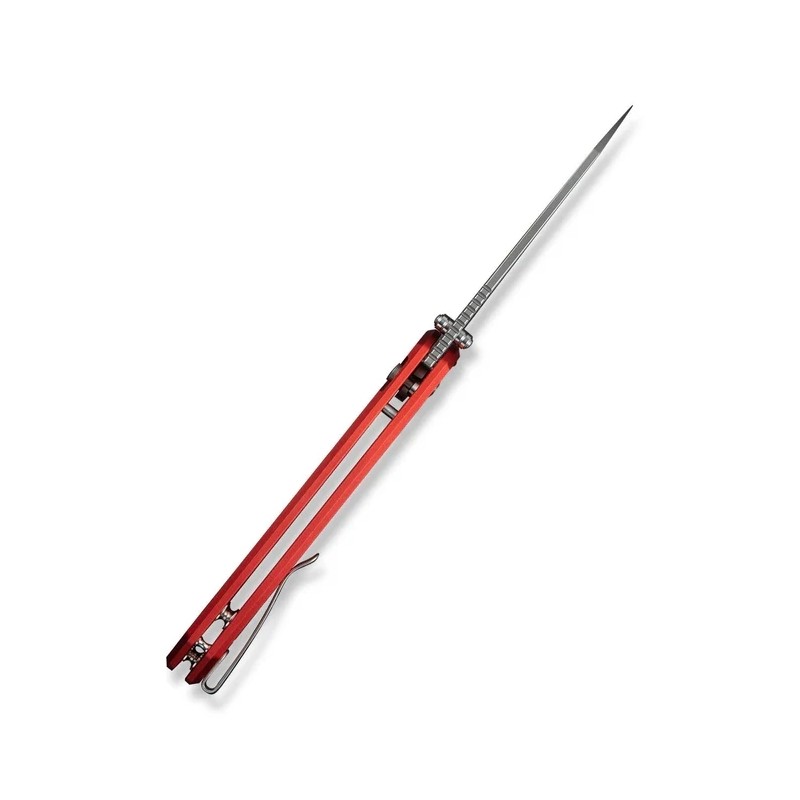 Nóż składany Civivi Pragma Prime Red Aluminium, Stonewashed 14C28N (C24067-2)