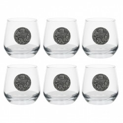 Szklanki do whisky Golden Fox Luna Dzik zdobione...