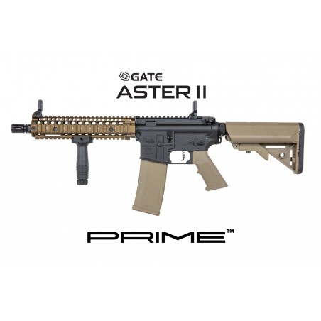 Karabinek ASG Specna Arms Daniel Defense® MK18 SA-P19 Prime™ Aster II ETU z silnikiem bezszczotkowym Chaos Bronze Karabinek ASG Specna Arms Daniel Defense® MK18 SA-P19 Prime™ Aster II ETU z silnikiem bezszczotkowym Chaos Bronze