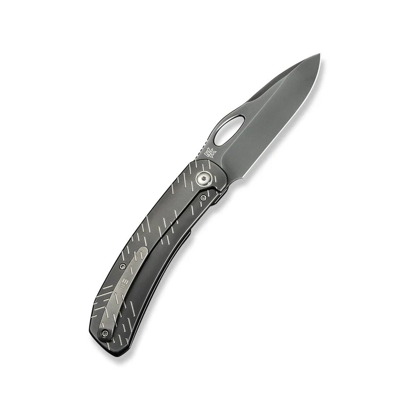 Nóż składany WeKnife Inmate Gray Titanium, Polished Gray CPM 20CV by Jerad Neeve (WE23096B-4)