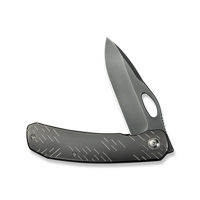 Nóż składany WeKnife Inmate Gray Titanium, Polished Gray CPM 20CV by Jerad Neeve (WE23096B-4)