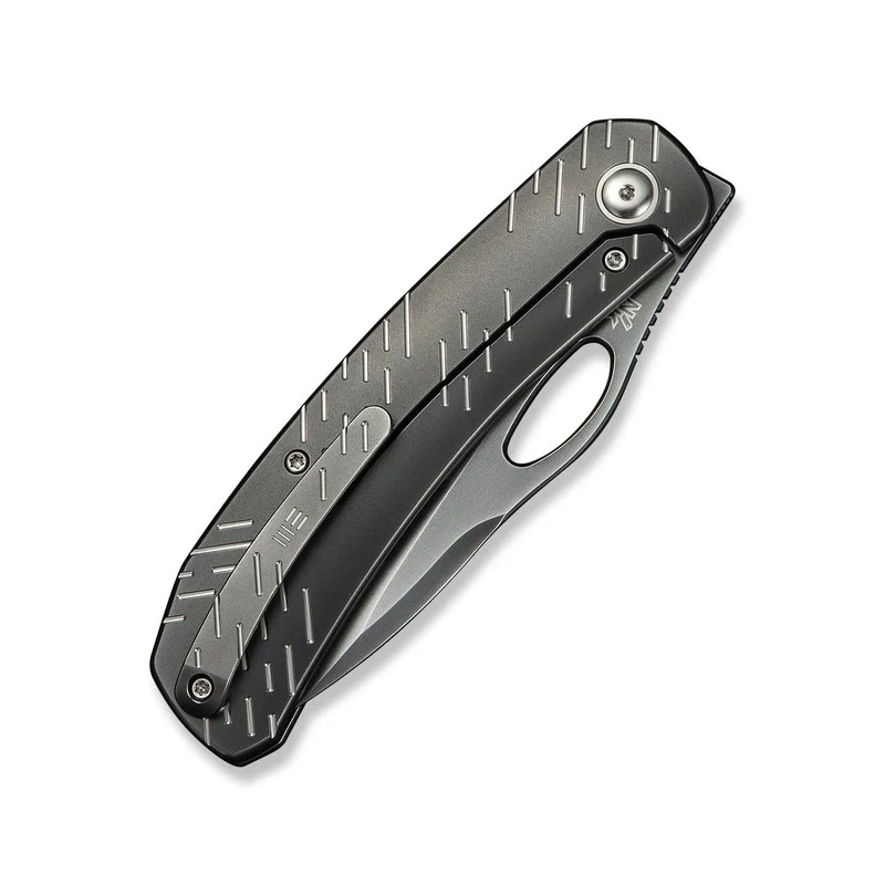 Nóż składany WeKnife Inmate Gray Titanium, Polished Gray CPM 20CV by Jerad Neeve (WE23096B-4)