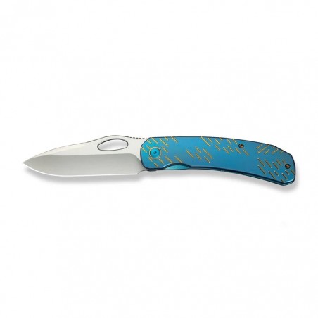 Nóż składany WeKnife Inmate Blue Titanium, Satin CPM 20CV by Jerad Neeve (WE23096B-3) Nóż składany WeKnife Inmate Blue Titanium, Satin CPM 20CV by Jerad Neeve (WE23096B-3)