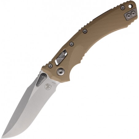 Nóż składany Microtech Amphibian Ram-Lok S/E Tan Fluted G10, Stonewashed M390MK by Tony Marfione (137RL-10FLGTTA) Nóż składany Microtech Amphibian Ram-Lok S/E Tan Fluted G10, Stonewashed M390MK by Tony Marfione (137RL-10FLGTTA)