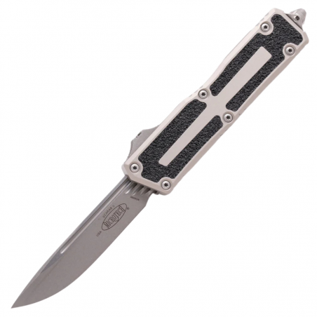 Nóż automatyczny OTF Microtech Scarab II S/E Gen III Natural Clear Aluminium/3M, Apocalyptic M390MK by Tony Marfione (1278-10APN Nóż automatyczny OTF Microtech Scarab II S/E Gen III Natural Clear Aluminium/3M, Apocalyptic M390MK by Tony Marfione (1278-10APN