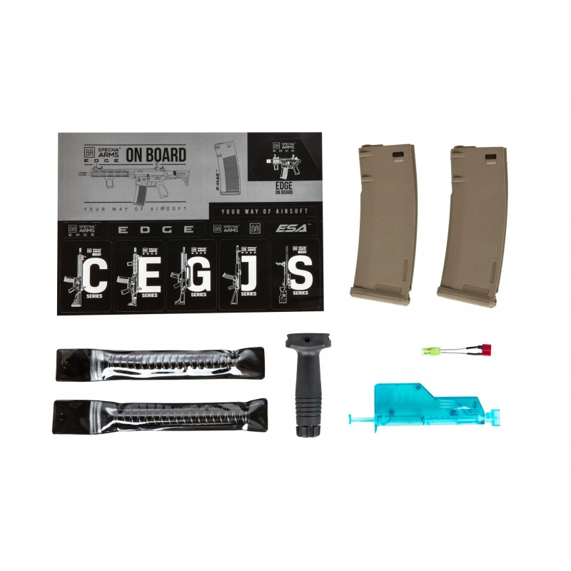 Karabinek ASG Specna Arms Daniel Defense® MK18 SA-P26 Prime™ Aster II ETU z silnikiem bezszczotkowym Chaos Bronze