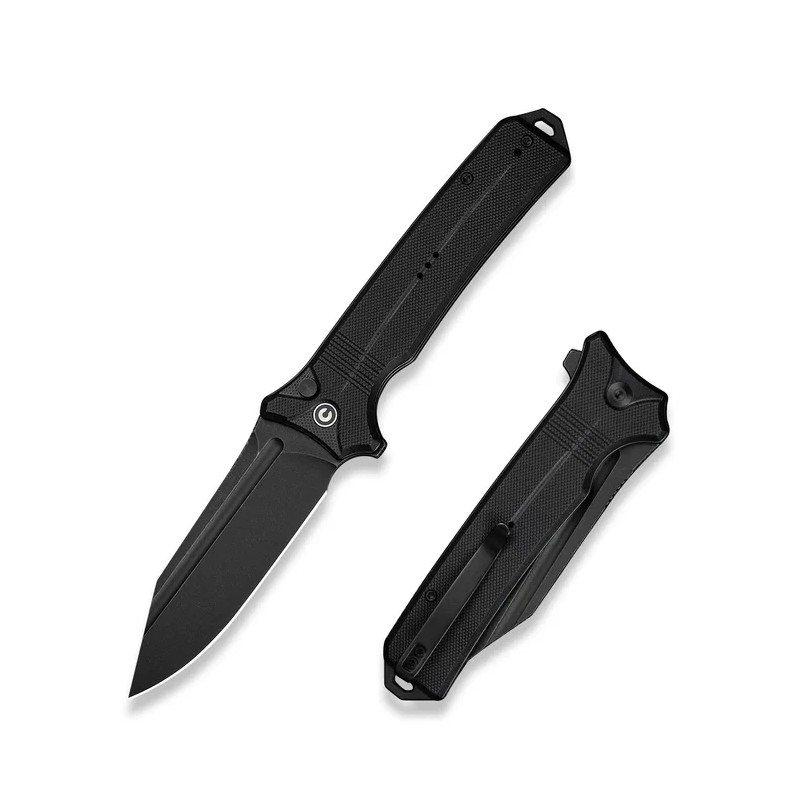 Nóż składany Civivi Neurohaptic Black G10, Black Stonewashed Nitro-V (C23080-1)