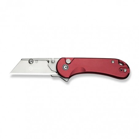 Nóż składany Civivi Elementum Utility Burgundy Aluminium, Stonewashed 6Cr13 (C23039B-5)