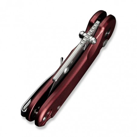 Nóż składany Civivi Elementum Utility Burgundy Aluminium, Stonewashed 6Cr13 (C23039B-5)