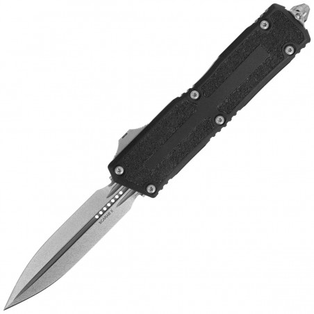 Nóż automatyczny OTF Microtech Scarab II D/E Gen III Black Aluminium/3M, Stonewashed M390MK by Tony Marfione (1280-10) Nóż automatyczny OTF Microtech Scarab II D/E Gen III Black Aluminium/3M, Stonewashed M390MK by Tony Marfione (1280-10)