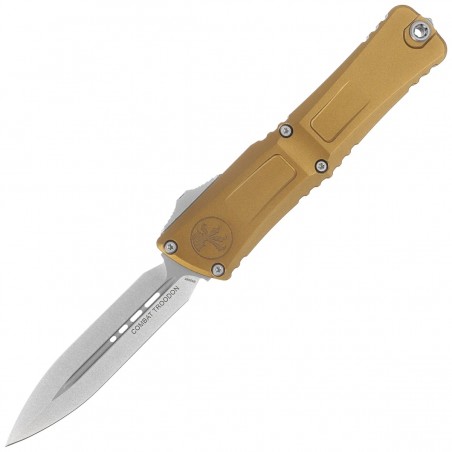 Nóż automatyczny OTF Microtech Combat Troodon D/E Gen III Tan Aluminium, Stonewashed M390MK by Tony Marfione (1142-10TA) Nóż automatyczny OTF Microtech Combat Troodon D/E Gen III Tan Aluminium, Stonewashed M390MK by Tony Marfione (1142-10TA)