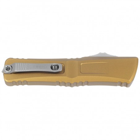 Nóż automatyczny OTF Microtech Combat Troodon D/E Gen III Tan Aluminium, Stonewashed M390MK by Tony Marfione (1142-10TA) Nóż automatyczny OTF Microtech Combat Troodon D/E Gen III Tan Aluminium, Stonewashed M390MK by Tony Marfione (1142-10TA)