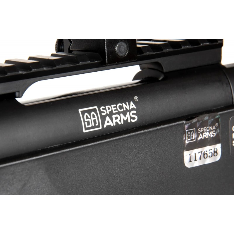 Replika karabinu wyborowego SA-S02 CORE™ High Velocity z lunetą i dwójnogiem - Czarna