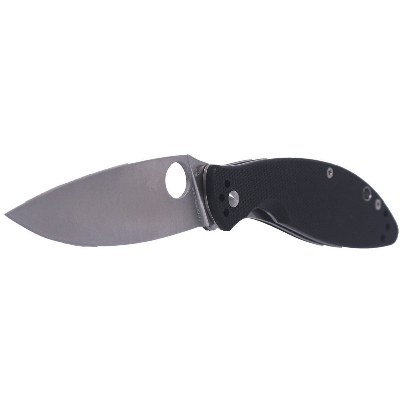Nóż składany Spyderco Astute G-10 Black Plain (C252GP)