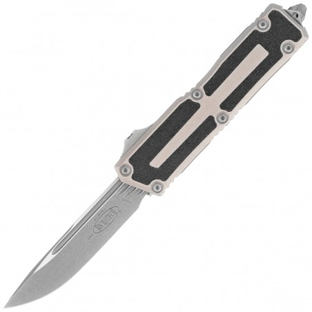 Nóż automatyczny OTF Microtech Scarab II S/E Gen III Natural Clear Aluminium/3M, Apocalyptic M390MK by Tony Marfione (1278-10APN Nóż automatyczny OTF Microtech Scarab II S/E Gen III Natural Clear Aluminium/3M, Apocalyptic M390MK by Tony Marfione (1278-10APN