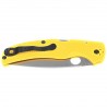 Nóż składany Spyderco Native Chief 2 Lightweight Salt Yellow FRN, Satin MagnaCut by Sal Glesser (C244PYL)
