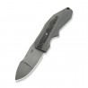Nóż składany WeKnife Coral SLT Gray Titanium/Marble Carbon Fiber, Gray Stonewashed 20CV by Gustavo T. Cecchini (WE24044-2)