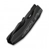 Nóż składany WeKnife Coral Black Titanium/Aluminium Foil Carbon Fiber, Black Stonewashed CPM 20CV by Gustavo T. Cecchini (WE2404