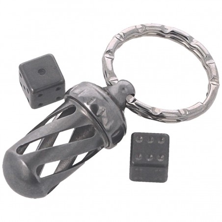 Brelok z kośćmi Lionsteel Acorn Dice, Steel (DD IN) Brelok z kośćmi Lionsteel Acorn Dice, Steel (DD IN)