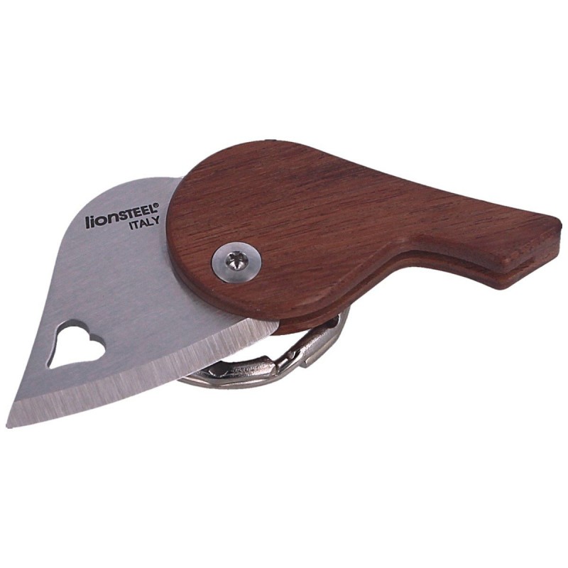 Nóż składany brelok LionSteel lionBeat Santos Wood (LB ST)