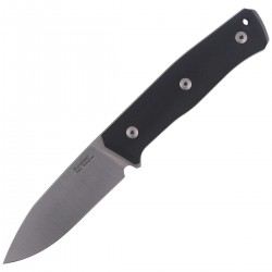 Nóż LionSteel Bushcraft G10 Black, Satin Blade (B35 GBK)