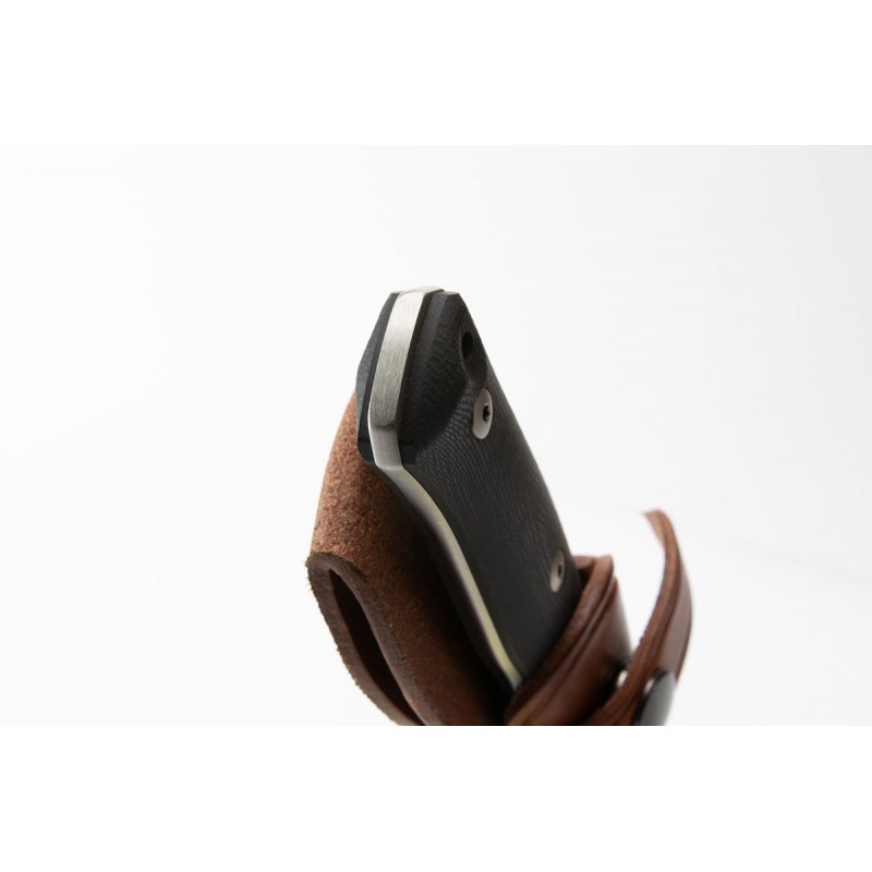 Nóż LionSteel Bushcraft G10 Black, Satin Blade (B35 GBK)