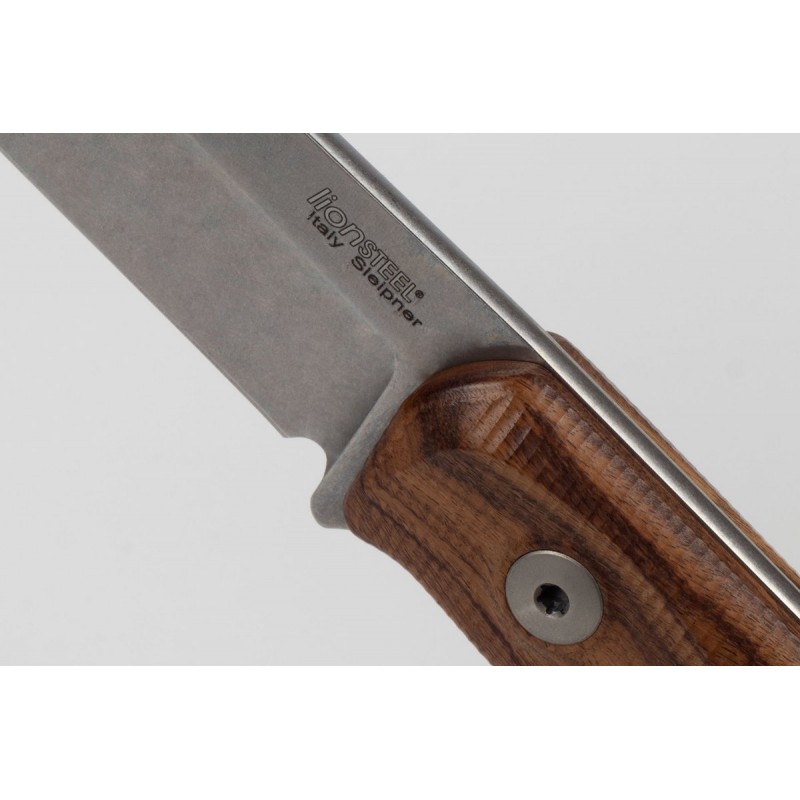 Nóż LionSteel Bushcraft Santos Wood, Stone Washed Sleipner by Molletta (B41 ST)