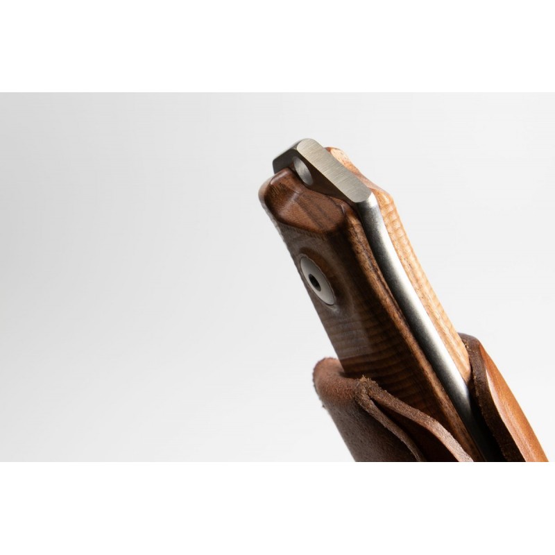 Nóż LionSteel Bushcraft Santos Wood, Stone Washed Sleipner by Molletta (B41 ST)