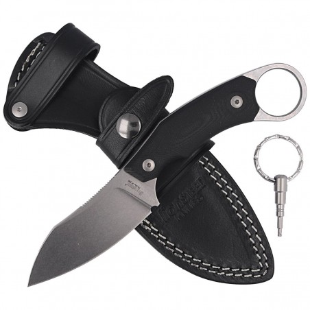 Nóż LionSteel H1 G10 Black, Stonewashed M390 by Tommaso Rumici (H1 GBK) Nóż LionSteel H1 G10 Black, Stonewashed M390 by Tommaso Rumici (H1 GBK)