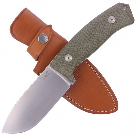 Nóż LionSteel M3 Green Canvas Micarta, Satin Niolox by Michele Pensato (M3 CVG) Nóż LionSteel M3 Green Canvas Micarta, Satin Niolox by Michele Pensato (M3 CVG)