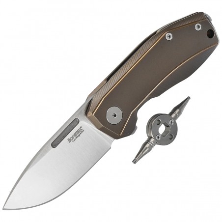 Nóż składany LionSteel Nano Bronze Titanium, Satin MagnaCut (NA01 BR) Nóż składany LionSteel Nano Bronze Titanium, Satin MagnaCut (NA01 BR)