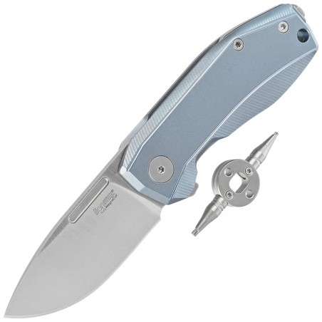 Nóż składany LionSteel Nano Blue Titanium, Satin MagnaCut (NA01 BL) Nóż składany LionSteel Nano Blue Titanium, Satin MagnaCut (NA01 BL)