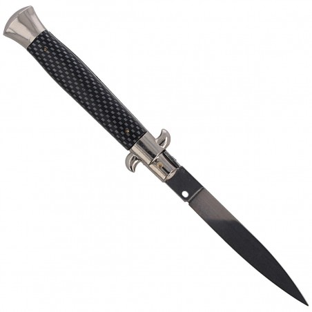 Nóż sprężynowy Frank Beltrame Stiletto Carbon Fiber 23cm (FB 23/37CF) Nóż sprężynowy Frank Beltrame Stiletto Carbon Fiber 23cm (FB 23/37CF)