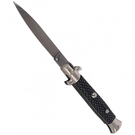 Nóż sprężynowy Frank Beltrame Stiletto Carbon Fiber 23cm (FB 23/37CF) Nóż sprężynowy Frank Beltrame Stiletto Carbon Fiber 23cm (FB 23/37CF)