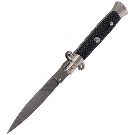 Nóż sprężynowy Frank Beltrame Stiletto Carbon Fiber 23cm (FB 23/37CF) Nóż sprężynowy Frank Beltrame Stiletto Carbon Fiber 23cm (FB 23/37CF)