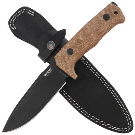 Nóż LionSteel Tactical Natural Canvas Micarta, Black Stonewashed Niolox by Molletta (T5B CVN) Nóż LionSteel Tactical Natural Canvas Micarta, Black Stonewashed Niolox by Molletta (T5B CVN)