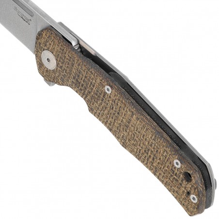 Nóż składany LionSteel Q4ttro Green Burlap Micarta/Titanium, Satin MagnaCut by Molletta (Q4 BGR) Nóż składany LionSteel Q4ttro Green Burlap Micarta/Titanium, Satin MagnaCut by Molletta (Q4 BGR)