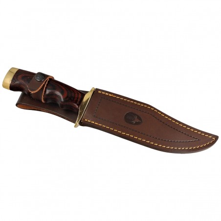 Nóż Muela Bufalo-17R Red Pakka Wood, Satin X50CrMoV15 Nóż Muela Bufalo-17R Red Pakka Wood, Satin X50CrMoV15