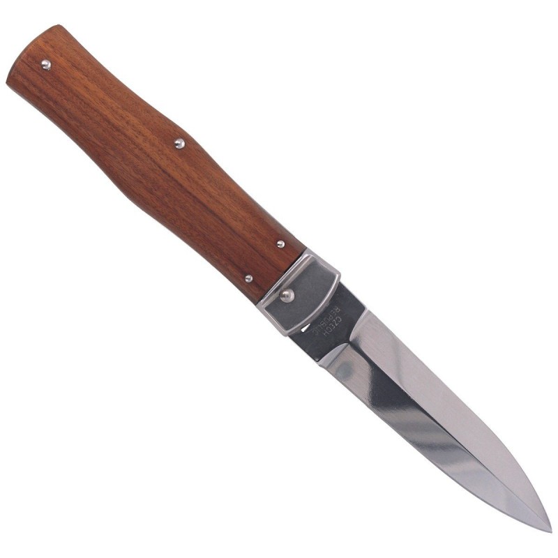 Nóż sprężynowy Mikov Predator Palisander Wood (241-ND-1/KP)