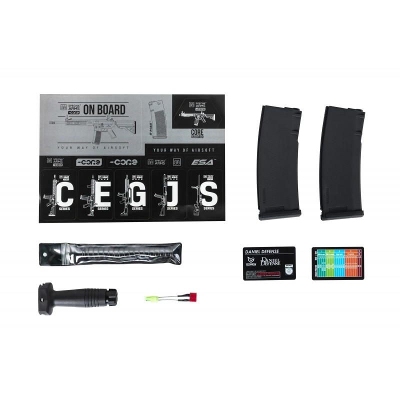 Karabinek ASG Specna Arms Daniel Defense® MK18 SA-C19 CORE™ HAL ETU™ Gen.2 Czarny