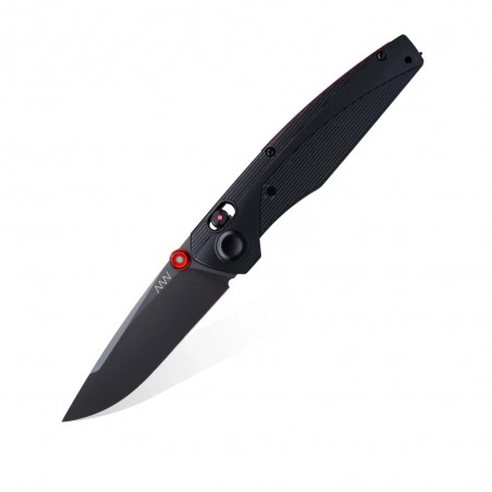 Nóż składany ANV A100 BB Black GRN, Black DLC Sleipner (ANVA100-019)