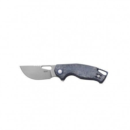 Nóż składany MKM Vincent Denim Canvas Micarta, Stonewashed MagnaCut by Jesper Voxnaesi (MK VCM-DC) Nóż składany MKM Vincent Denim Canvas Micarta, Stonewashed MagnaCut by Jesper Voxnaesi (MK VCM-DC)