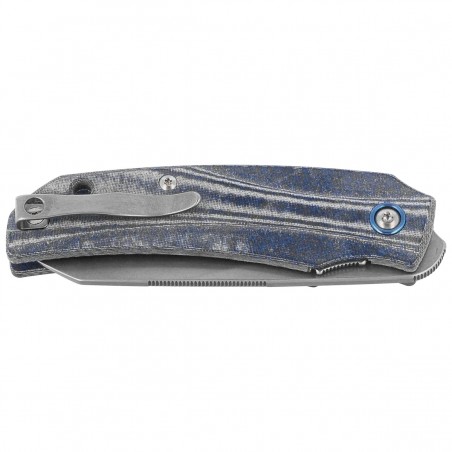 Nóż składany MKM Ice Denim Canvas Micarta, Stonewashed MagnaCut by Tommaso Rumici & Denis Simonutti (MK IC-DC) Nóż składany MKM Ice Denim Canvas Micarta, Stonewashed MagnaCut by Tommaso Rumici & Denis Simonutti (MK IC-DC)