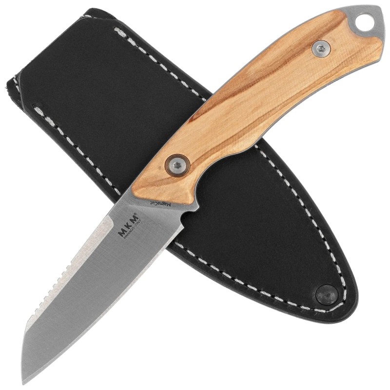 Nóż MKM Pocket Tango 2 Olive Wood, Satin MagnaCut by David C Andersen (MK PT2-O)