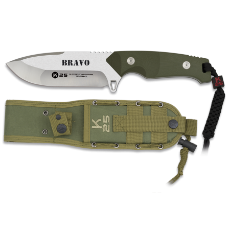 Nóż K25 Bravo Green G10, Satin/Brushed 7Cr17Mov (32260) Nóż K25 Bravo Green G10, Satin/Brushed 7Cr17Mov (32260)