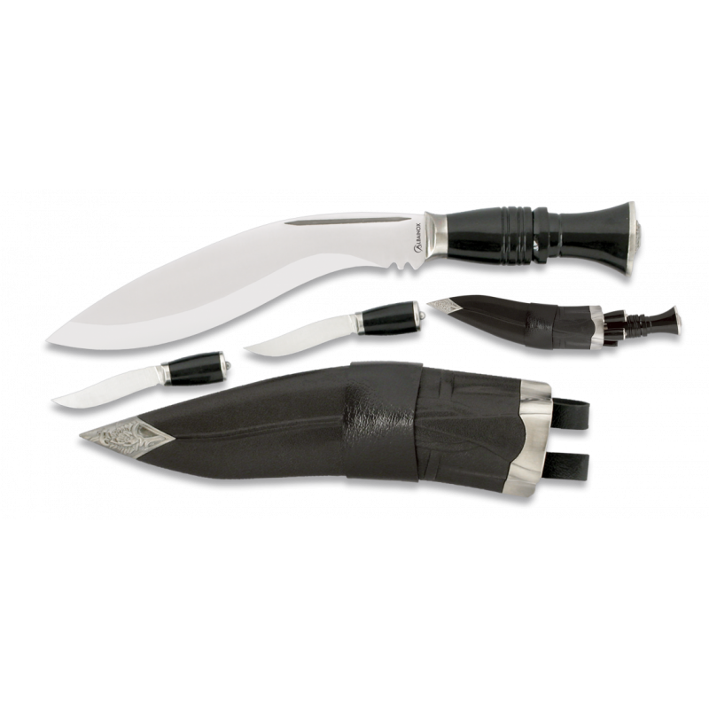 Zestaw noży Martinez Albainox Gurka 3 szt. Black ABS, Satin 3Cr13Mov (31478)