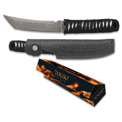 Sztylet japoński Tokisu Black String, Damascus (32623)