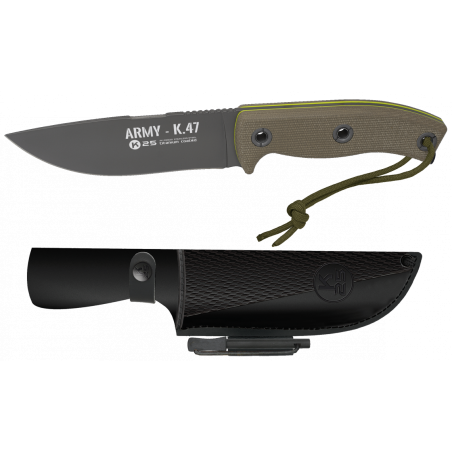 Nóż K25 Army K47 OD Green Micarta, Titanium 7Cr17Mov (32620)