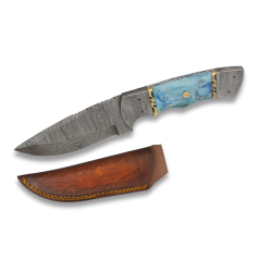 Nóż Martinez Albainox Blue Bone, Damascus 256 Layers (32567)