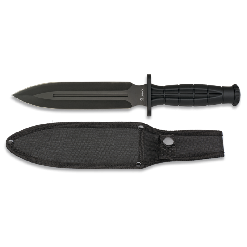 Nóż Martinez Albainox Midway Black ABS, Black 3Cr13Mov (32287)